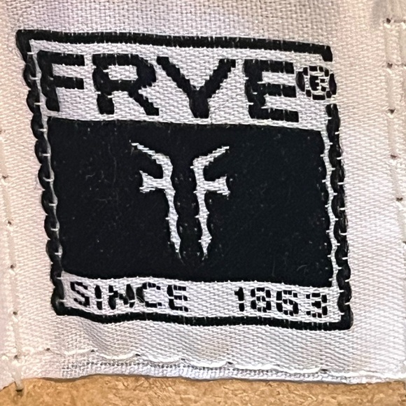 Frye Melissa Button Brown Leather Boots Size 8.5 Style 77168 Extended Calf - Picture 10 of 16